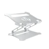 Durable Aluminium Alloy Adjustable Multi Angle Laptop Desk Stand Office Accessory Laptop Stand with Phone Holder