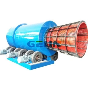 Durable mineral trommel scrubber for manganese ore