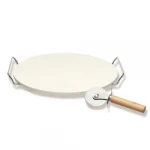 Durable Reused 30Cm Cordierite Metal Pizza Peel And Pizza Cutter