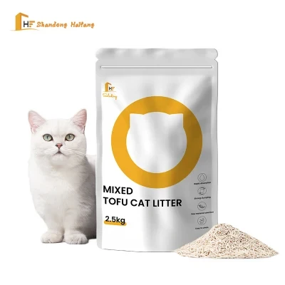 Dust Abatement Pet Cleaning Products Green Tea Tofu Cat Litter