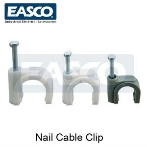 EASCO Plastic Nail Hook Cable Clip