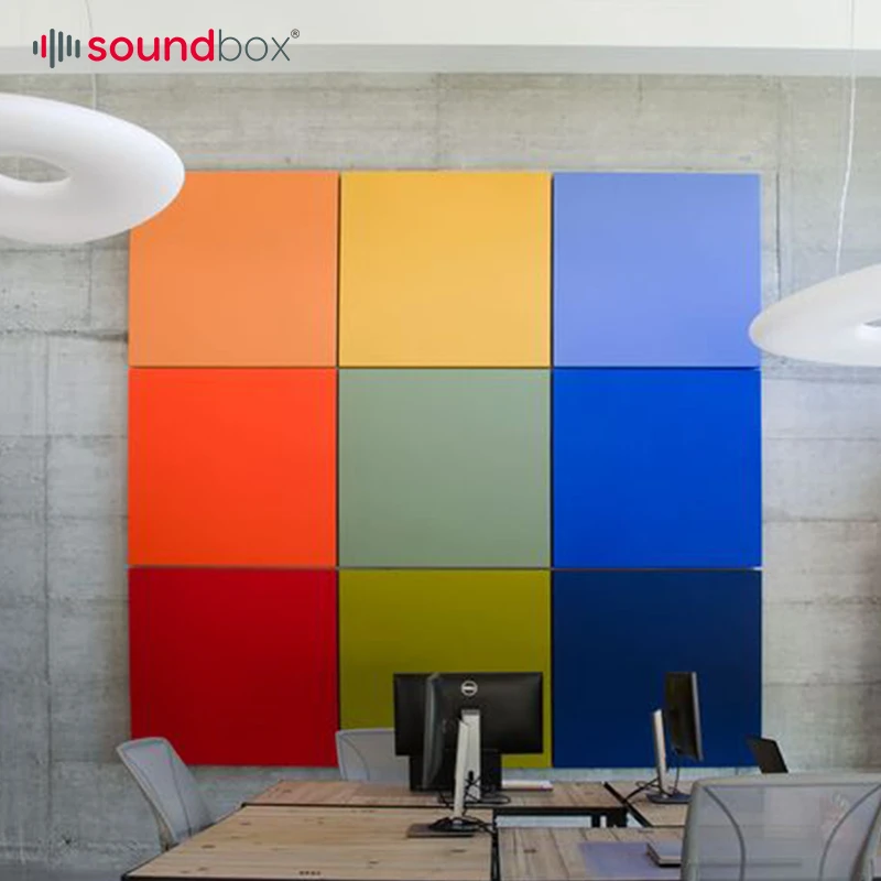 ECO fabric sound absorption panels soundproof noise reduction sound absorbing acoustic panels
