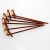 Import Eco friendly twisted knotted fruit cocktail kabob chocolate BBQ skewer heart shaped bamboo skewers from China