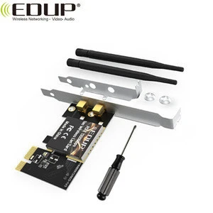 EDUP Dual Band 1200mbps PCI-E Riser Express 1X Realtek Wireless Adapter Network Card