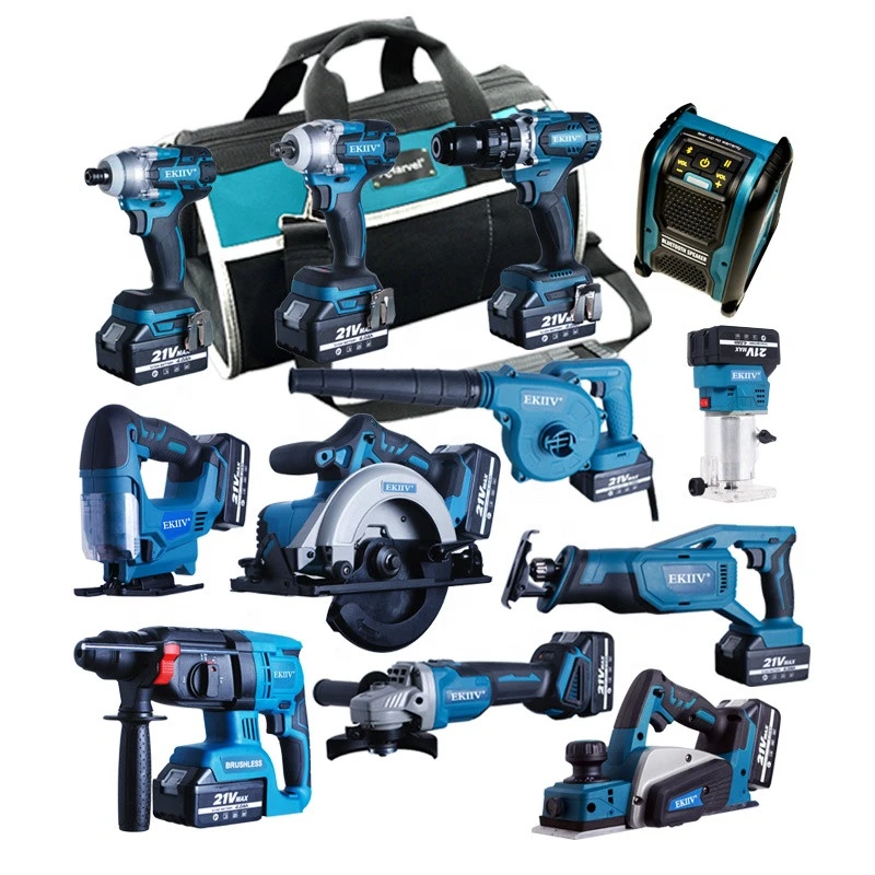 EKIIV power drill tools combo kit cordless combo 20-v max lithium ion cordless combos kits