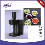 Electric Spiralizer and Slicer for Vegetables & Pasta Maker with 3 Blades for Spaghetti Fettuccine & Ribbon Noodles