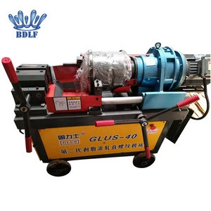 Electric thread rolling machine for construction