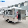 Electric tricycle food cart vending mobile food cart with wheels CE&ISO9001 Approval mobile motorcycle food