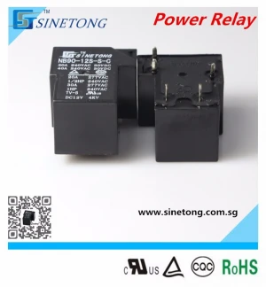 Electromagnetic miniature 12V 40A 5pin PCB type power relay