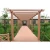 Import Environmental weather resistant wood plastic composite arbor, wood arbor, garden arbor from China