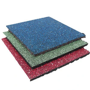 EPDM Rubber Roll Dumbbell Shock Resistant Mat Wear Resistant Gym Rubber Floor Tile
