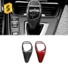 ES N-BM-026 Real Carbon Fiber Gear Shift Knob Cover for BMW Car Interior Accessories