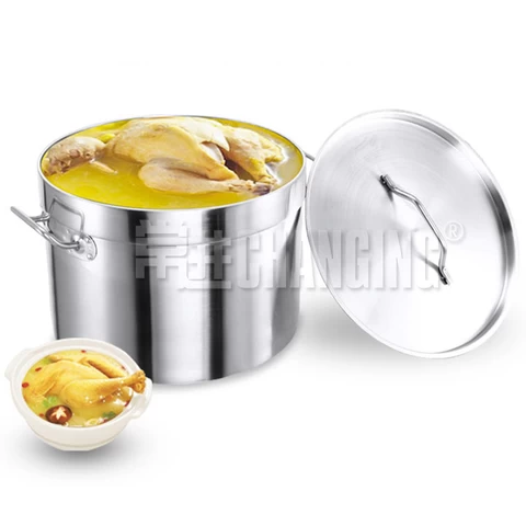 Europe 180 mm Stockpots Commercial Stainless Steel Cookware Set Stock Pot/Stockpot with Lid