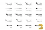 European dinner titanium cutlery metal flatware set tableware for a restaurant spoon stainless steel black silverware set