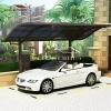 European Type Single Endurable Aluminum carports canopy / Car Garage with Polycarbonate Roof For Selling
