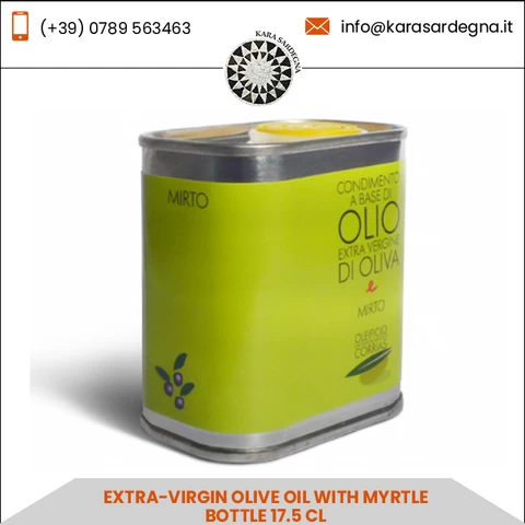 Extra-Virgin Olive Oil with Basil Tin 17.5 CL Extra Virgin Olive Oil