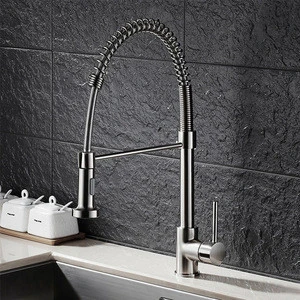 FAAO single handle upc 61-9 nsf pull out kitchen faucet