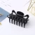 Import factory Custom high black quality classic large hair claw clips women no slip hair Accessories clips hair clamp from China