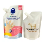 Factory Custom Liquid Refillable Stand up Spout Pouch Drinking Liquid Laundry Detergent Packaging Plastic Bag
