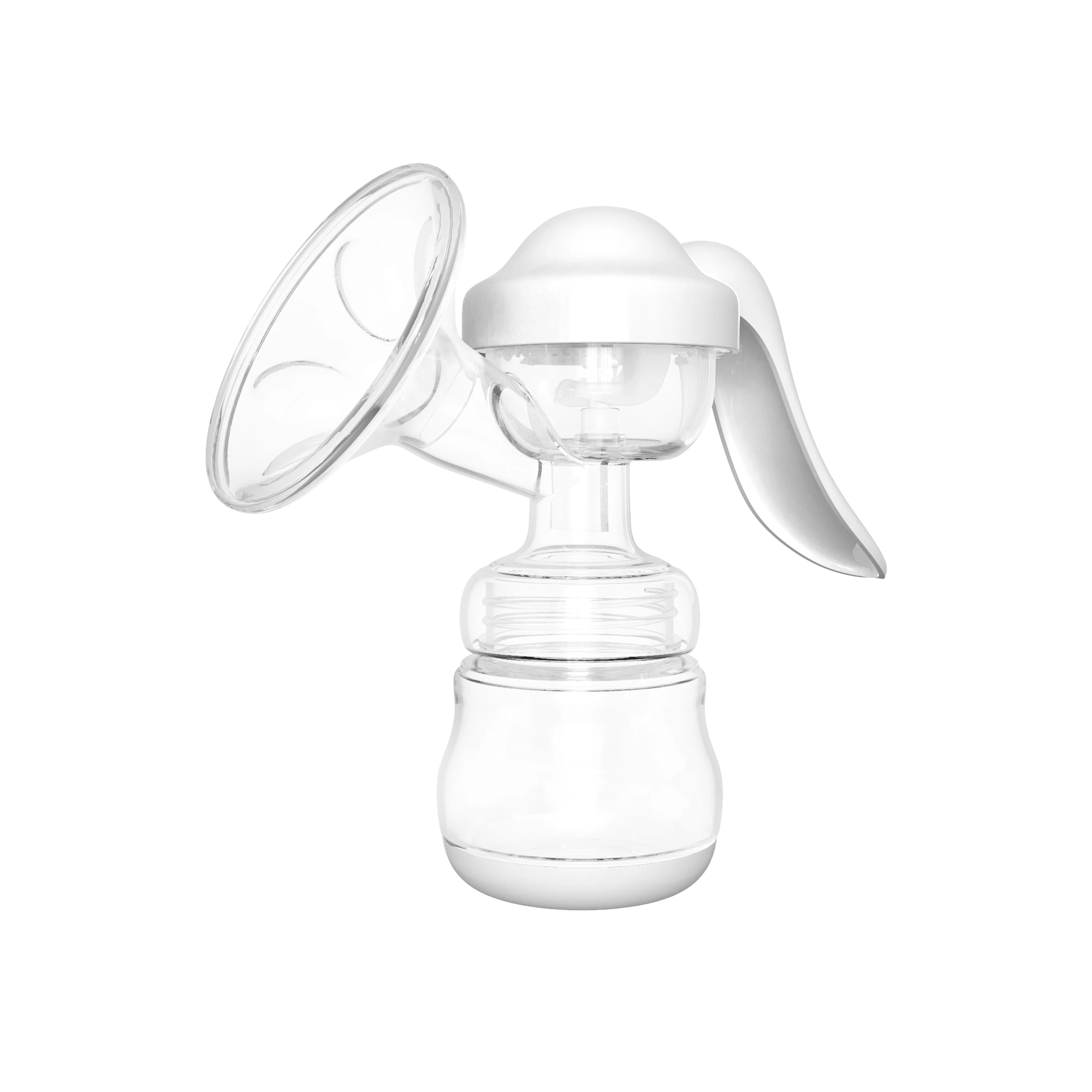 Factory Direct Sale Professional White Manual Breast Pump