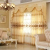 Factory direct sales of high-end European-style Water-soluble  100%polyester embroidery blackout curtains  for living room