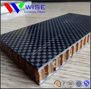 Factory direct sell carbon fiber honeycomb sheet panel plate with different material sandwich