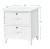 Import Factory End Table Wooden W/2 Locking Drawers and Handles for Storage and Organize, Bedroom Beside Sofa Side Nightstand from China