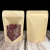 Factory Hot-Sell Recyclable Ziplock Kraft Paper Stand up Pouch Gravure Printing Surface Food Packaging Bag with One-Side Window