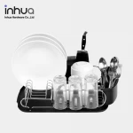 Factory manufacturer amazon hot -sale single-layer kitchen stand stainless steel dish drying rack, dish rack drying