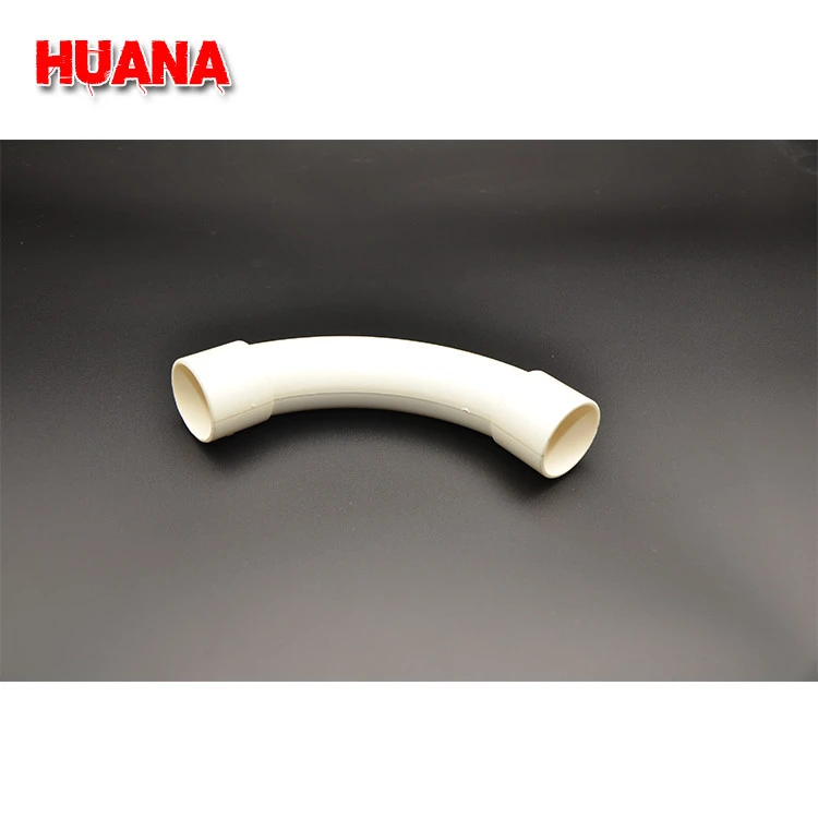 Factory manufacturing polyvinyl chloride electrical fitting price long sweep pvc conduit elbow