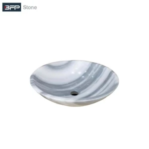 Factory Price Customized Small Bathroom Sinks Modern Countertop Marble Sink