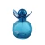 Import Factory price fashion color glass perfume bottle blue from China