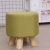 Import Factory Price Hot Quality Round Upholstered Ottoman Foot Stool/Fabric Cover Stool/Ottoman With Four Wood Legs from China