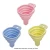 Import Factory price kitchen gadget food grade foldable wide mouth oil silicone funnels from China
