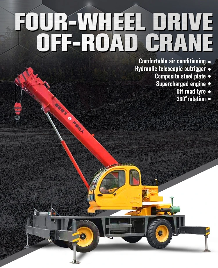 Factory Price Top Brand 8Ton Off-Road Rough China Terrain Crane