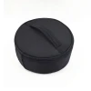 factory supplier round mini cosmetic storage makeup travel bag case with zipper