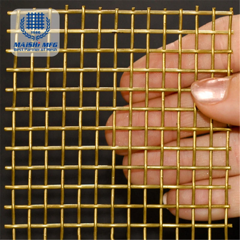 Factory Supply Brass Woven Wire Mesh