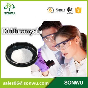 factory Supply Dirithromycin 99.0% Cas 62013-04-1 for Anti-Infective