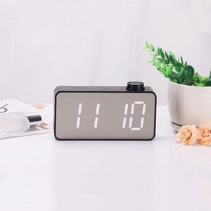 Factory Supply electronic digital Mechanical Alarm Clock Mat With Night Light