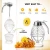 Import Factory Supply Honey Comb Shaped Pot Honey Jar Syrup Honey Dispenser with Stand from China