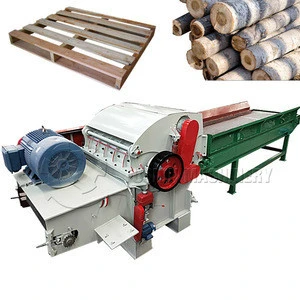 Factory supply large wood pallet crusher/nail wooden pallet crusher machine