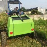 Factory supply min hay and straw baler machine Crushing baler