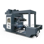 Factory wholesale 2 color label paper letterpress flexo printing machine