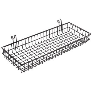 Farmhouse  Decor Metal Grid  Hanging Basket for Wire Wall Grid Panel