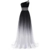 Fashion design prom dress distributor ladies evening party Dress Gradient color Bandage Bridesmaid Dress