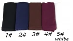 Fashion Muslim Women jersey hijab scarf shawls and wraps Plain Hijabs Islamic clothing foulard femme Arab headscarf kopftuch