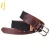 Import Fashion single needle buckle nylon and genuine belt with M word belt pu from China