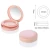 Import Fashion wholesale pressed loose dry wet powder case empty square round cosmetic makeup compact powder case with mirror from China