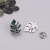 Import Fashionable Forest Foliage Plant Flower Brooch Coconut Tree Cactus Leaf Enamel Brooch Knapsack Collar Scarf Decoration from China
