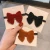 Import Fashionable velvet hair ties ins Bowknot Girls Hair Ties Ponytail Rubber Band Headwear Decoration Material from China